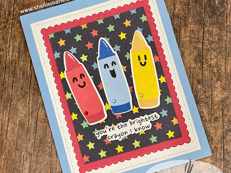 stamp die may card